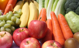 Assortment of fruit and vegetables